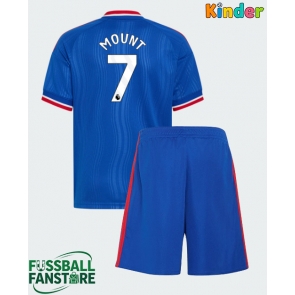 Manchester United Mason Mount #7 Replik Auswärtstrikot Kinder 2026-27 Kurzarm (+ Kurze Hosen)